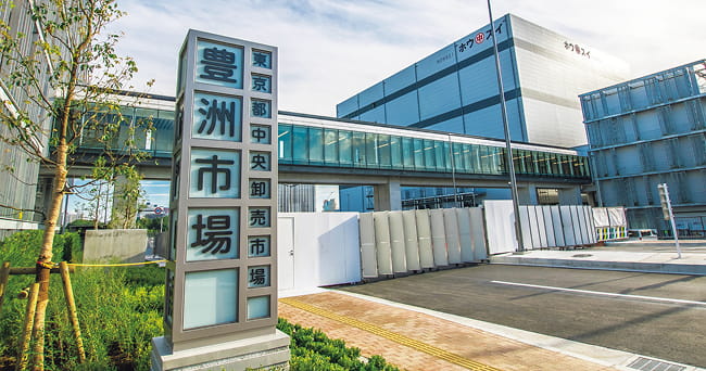 豊洲市場の外観写真